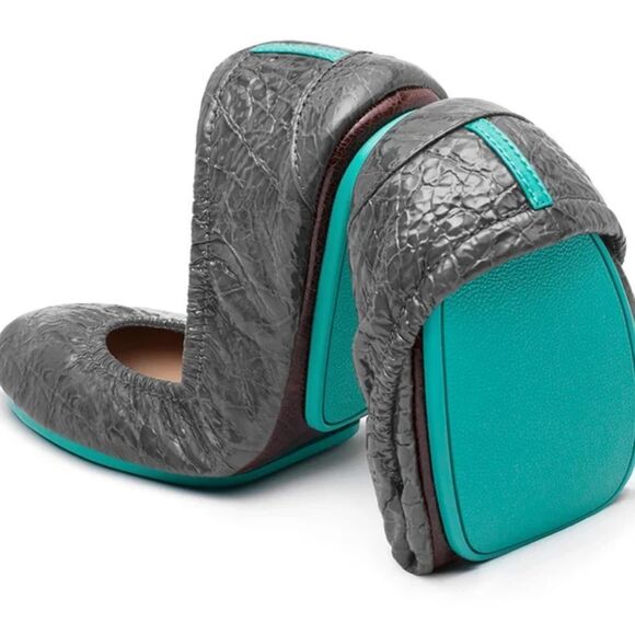 Tieks Gray Ballet Flats - Picture 2 of 9